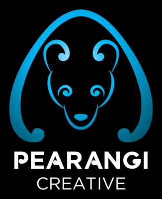 Pearangi Logo - blue and white