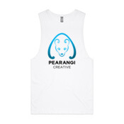 Blue and Black Logo - Unisex Barnard Tank