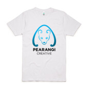 Blue and Black Logo - Unisex Organic Tee