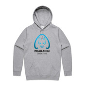 Blue and Black Logo - Unisex Stencil Hoodie