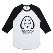 Black Logo - Unisex Raglan Tee
