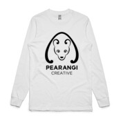 Black Logo - Mens Base Longsleeve Tee