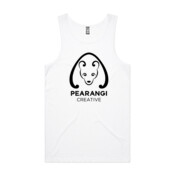 Black Logo - Mens Lowdown Singlet