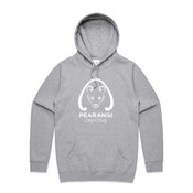 White logo - Unisex Stencil Hoodie