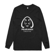 White logo - Mens Base Longsleeve Tee