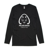 White logo - Mens Ink Longsleeve Tee