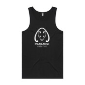 White logo - Mens Lowdown Singlet