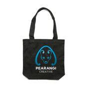 Blue and White Logo - Carrie bag
