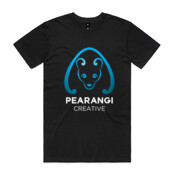 Blue and White Logo - Mens Staple T shirt
